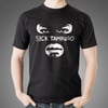 T-SHIRT NERO LOGO FACCIA UOMO / MEN'S FACE LOGO