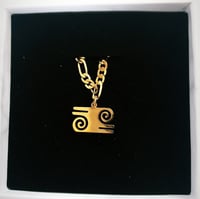 Image 1 of Bravery Adinkra Pendant Bracelet