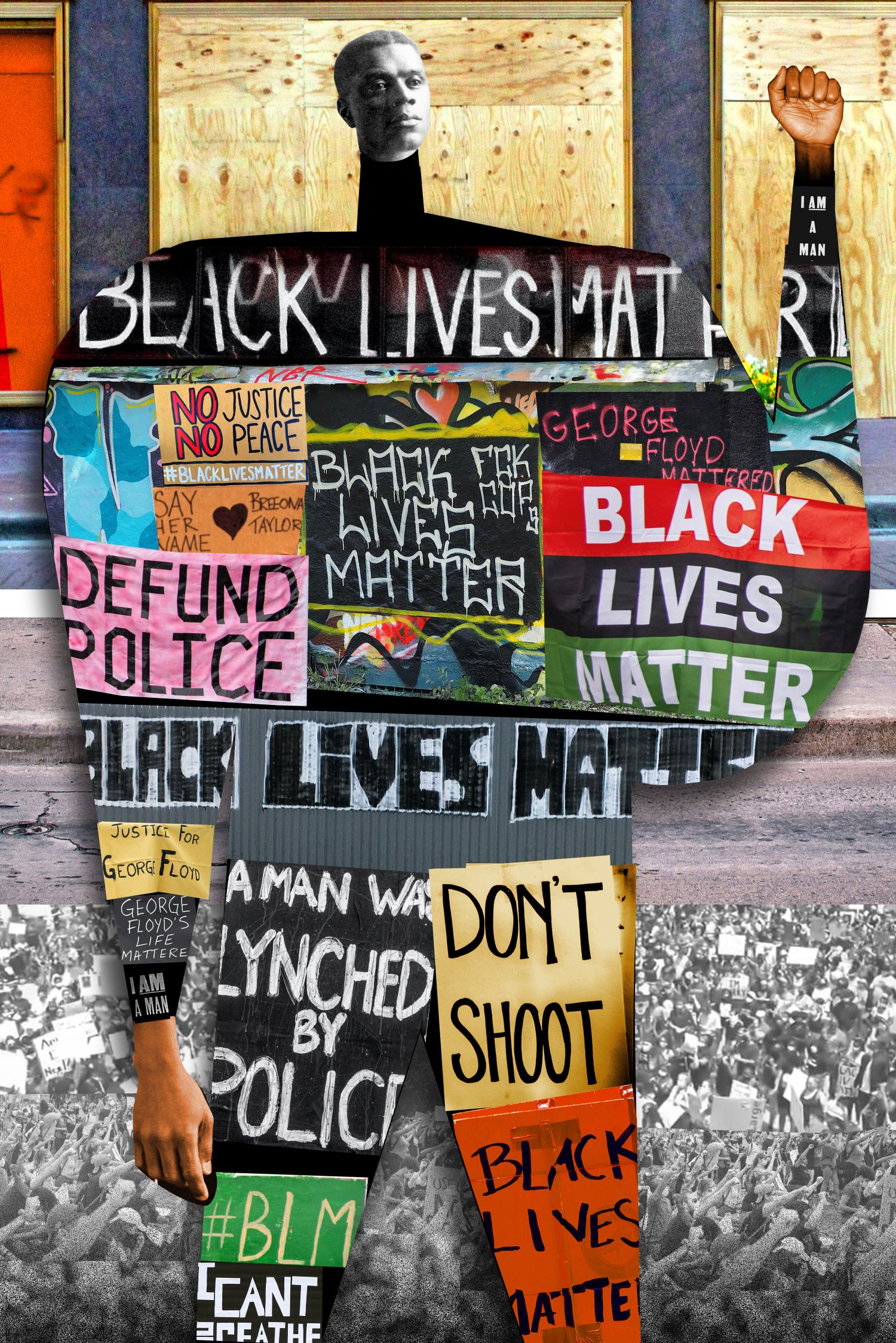 Plate No.412:  Black Lives Matter.