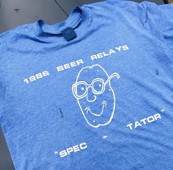 Image of Original 1986 Nike Beer Relays Tee.