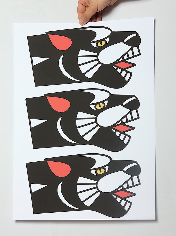 Image of ON SALE- THREE PANTHERS  - PRINT