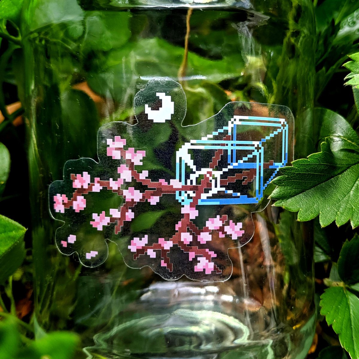 Clear Sakura Sticker