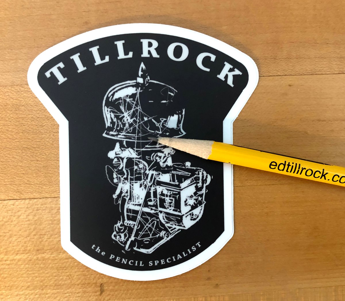 Ed Tillrock ART — Carb Sticker #5