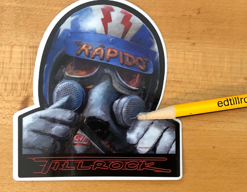 Image of "Rapido" Die Cut Sticker #9