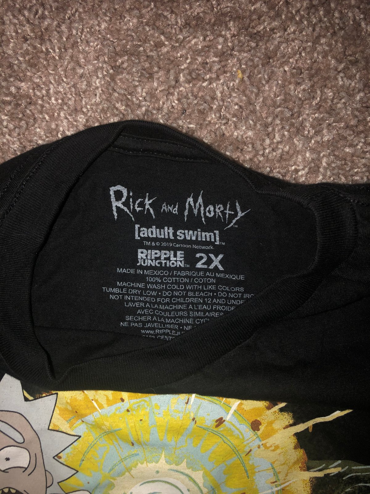 Image of Rick and Morty Shirt(2X)