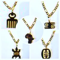 Image 2 of Crocodile Adinkra Pendant Bracelet