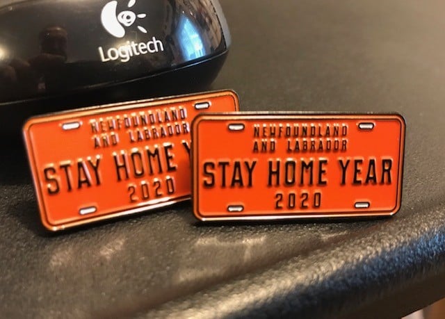 Image of NL STAY HOME YEAR "Lapel Pin"
