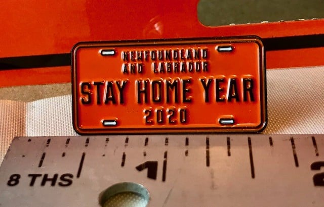 Image of NL STAY HOME YEAR "Lapel Pin"