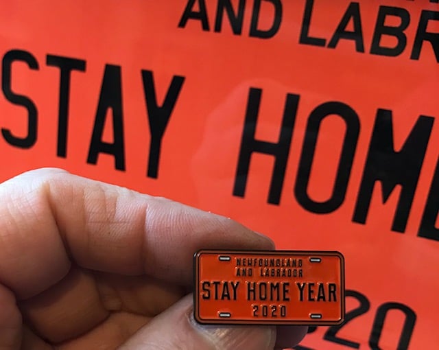 Image of NL STAY HOME YEAR "Lapel Pin"