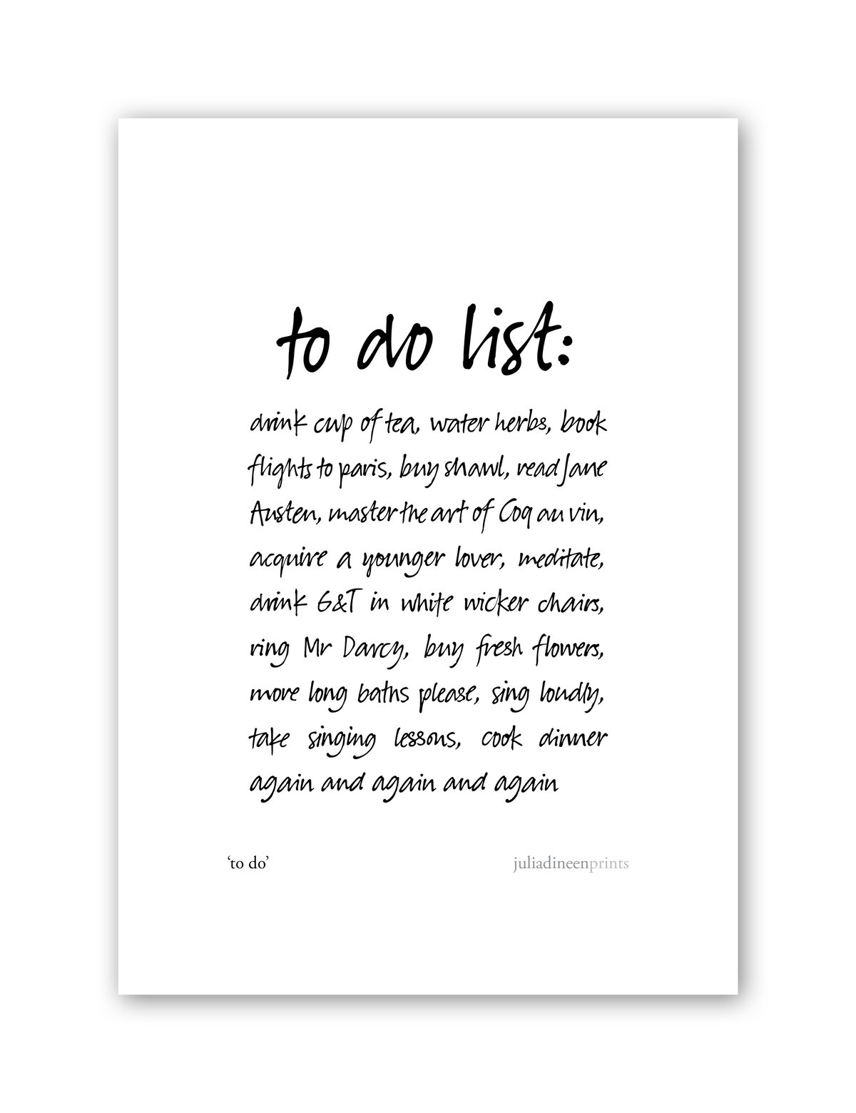 To Do List