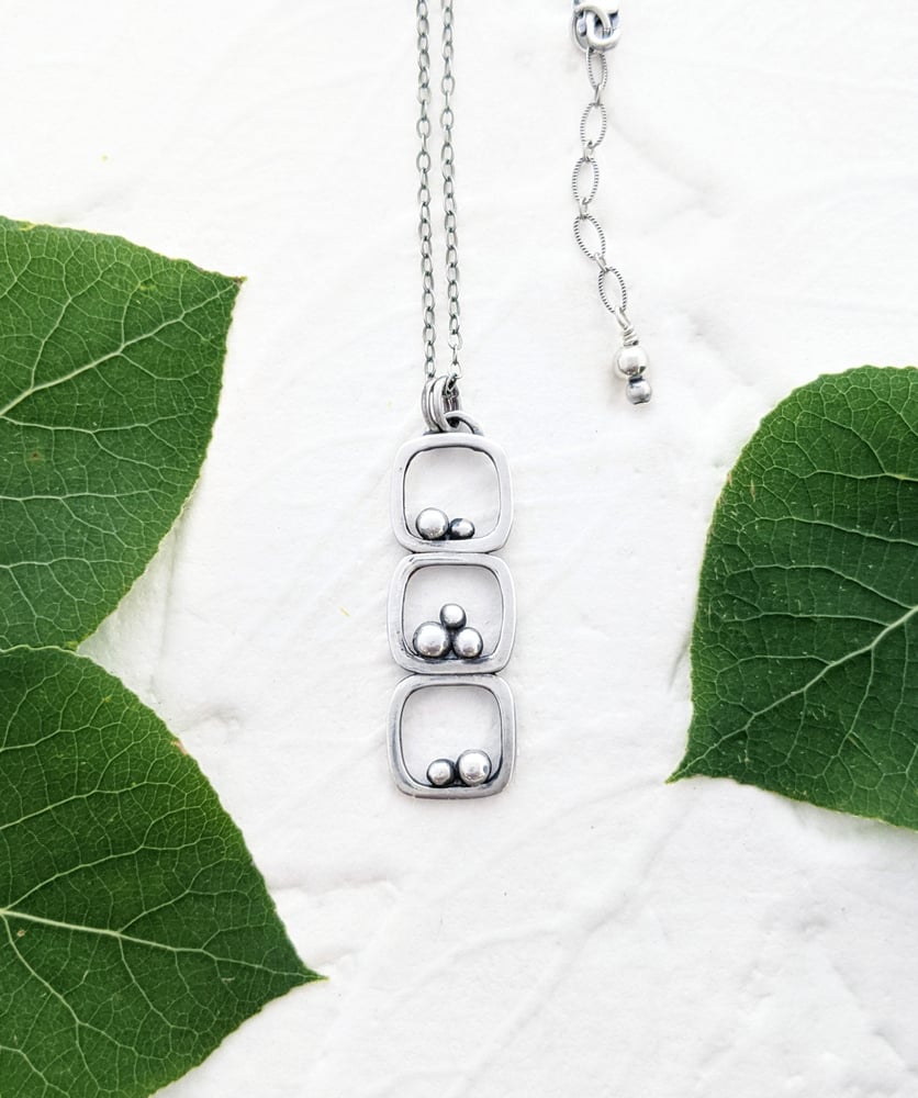 Image of Triple Rock Cairn necklace