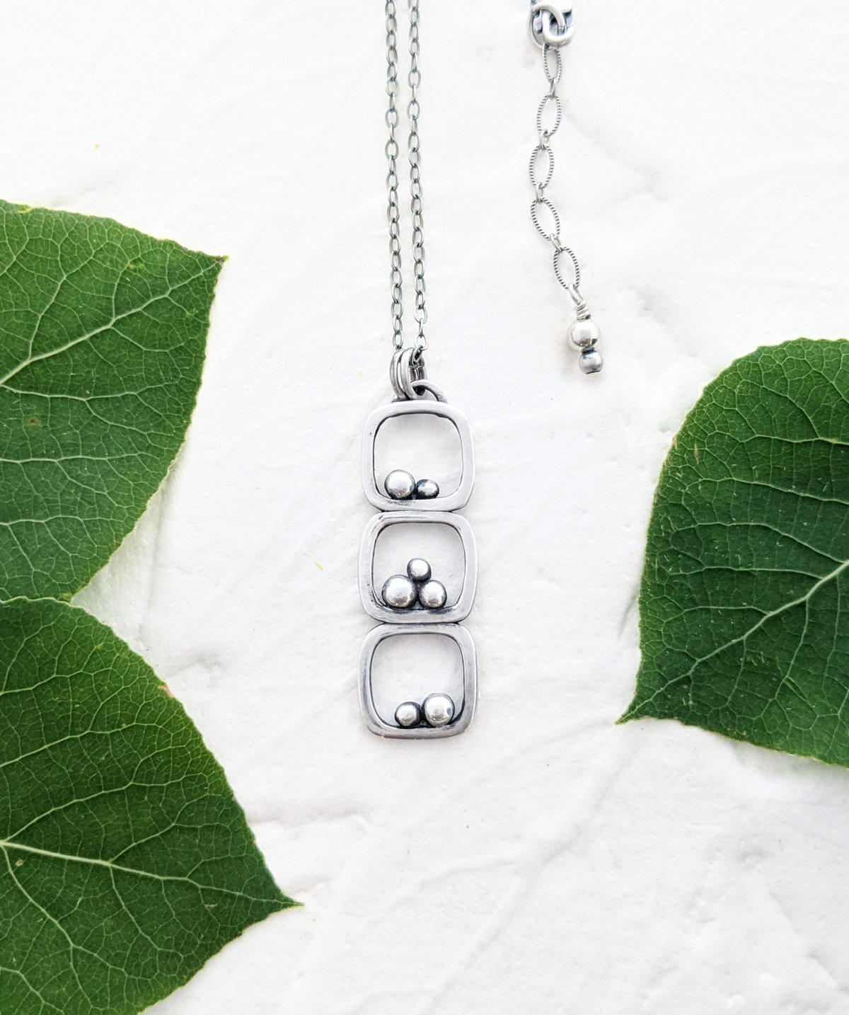 Image of Triple Rock Cairn necklace