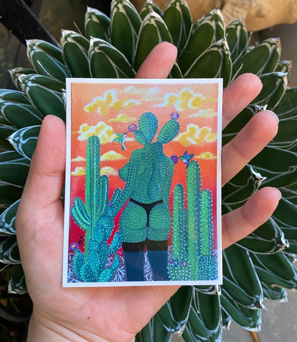 Image of "Xingona y Nalgona" Sticker