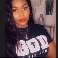 Image 3 of God My Big Homie T-Shirt (Ladies Fitted)
