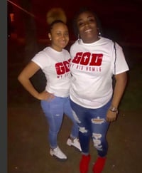 Image 5 of God My Big Homie T-Shirt (Ladies Fitted)