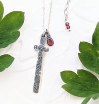 Image 1 of Fineline Tapestry Cross Necklaces
