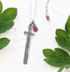 Fineline Tapestry Cross Necklace