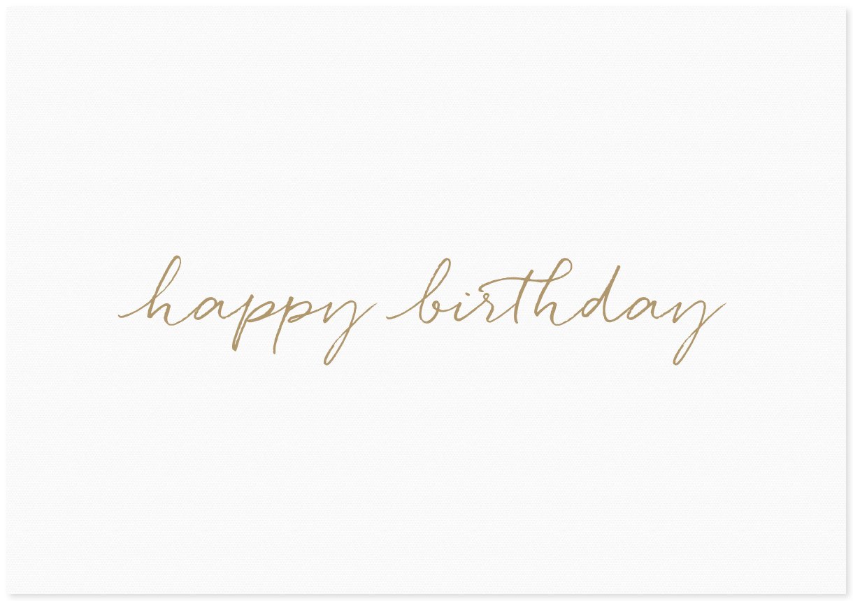 Happy Birthday Cursive French Letter Co