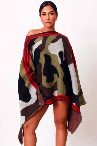 Image of Camo Swag Poncho 