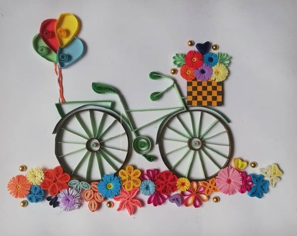 Image of Paper Quilling Handmade Gift 