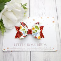 Image 3 of Happy Ladybirds Bow - Choice of Headband or Clip