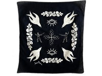Hand-Dyed Magpie Bandana