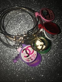 Designer tray charm bangles!