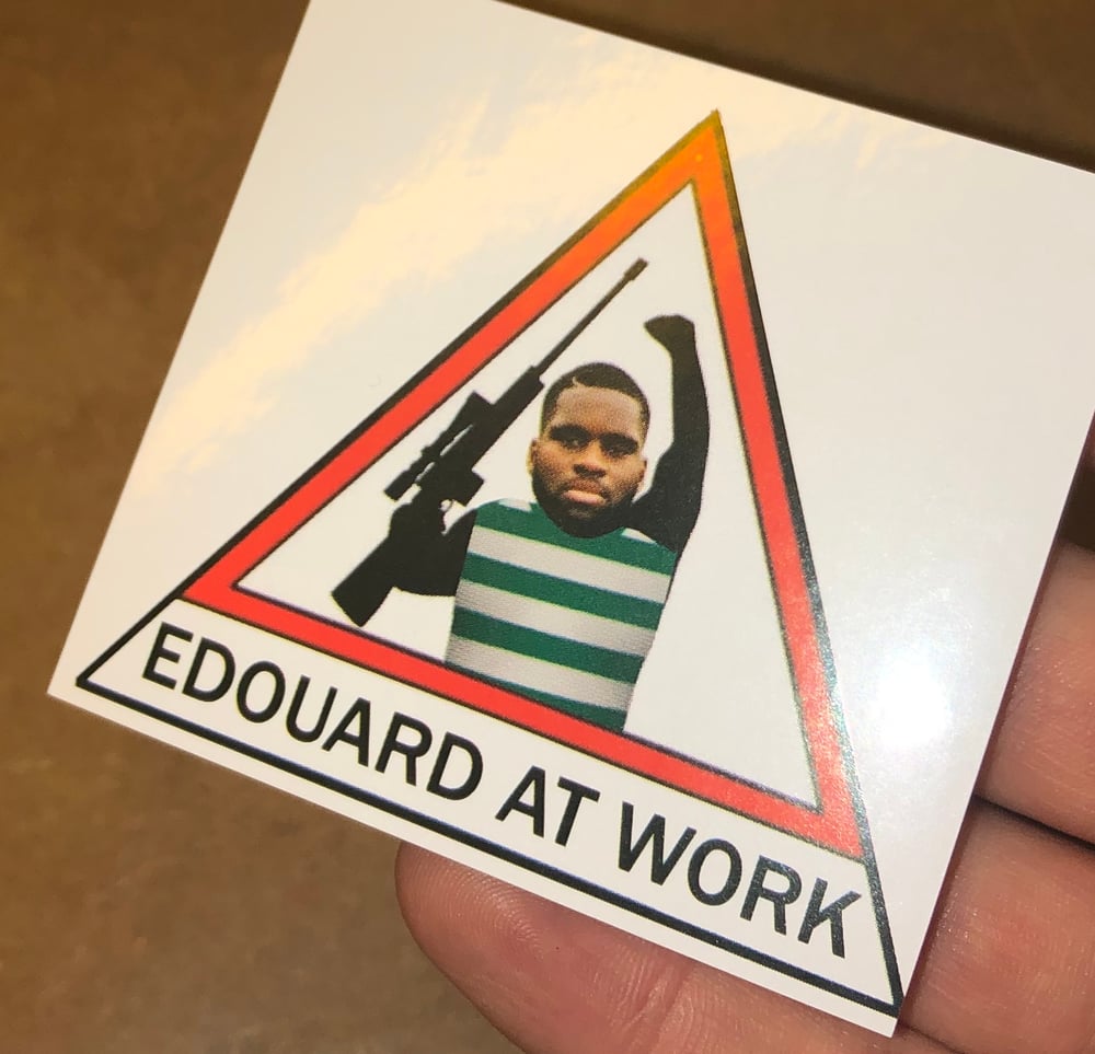 Edouard At Work Stickers