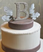 Image of Glitter Monogram Topper