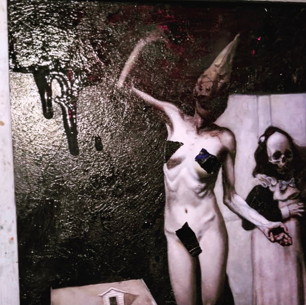 Image of ‘LACRIMOSA’ HAND EMBELLISHED PRINT [ UNIQUE PRINT - { 1/1 } ] 2025