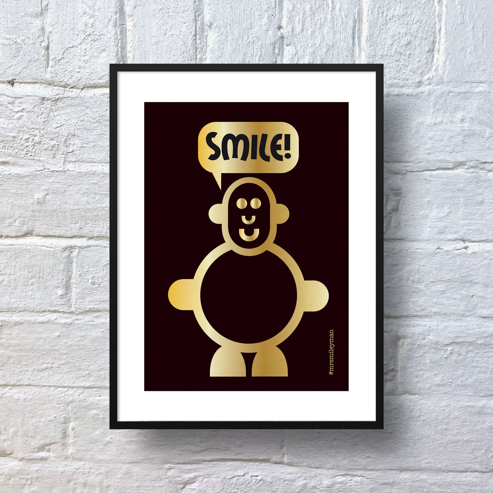 Mr. Smileyman | Mr Arteest Ethical Wall Art Print Store