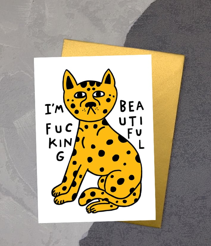 Image of Leopard Card 