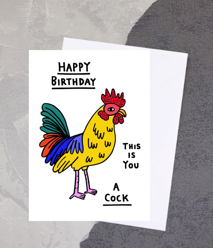 Image of Cock Card