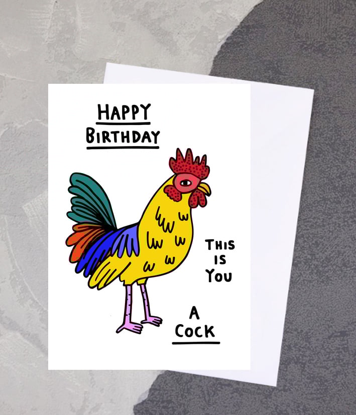 Image of Cock Card
