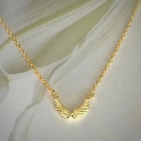 Image 2 of Wings Gold Necklace