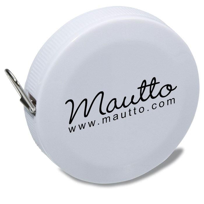 Image of Mautto White Tape Measure - Inches (max 60in) & Centimeters (max 150cm) - Free Shipping to USA
