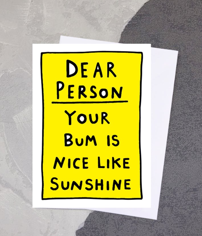 Image of Sunshine Bum Card 