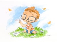 Kiki's Delivery Service - Tombo Painting