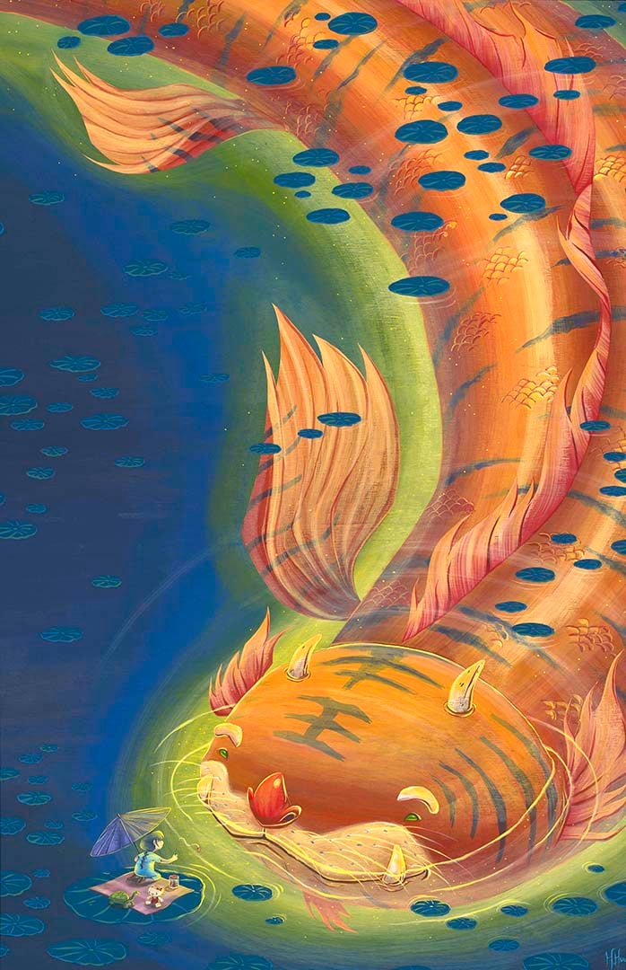 Lily's Kitty 11 x 14" Print
