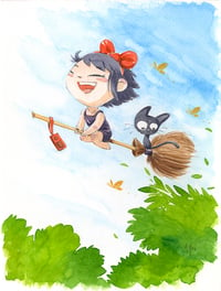 Image 1 of Baby Kiki Jiji Tombo 5-Pack Prints