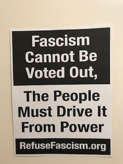 Image of Fascism Cannot Be Voted Out, The People Must Drive it From Power pack of 6
