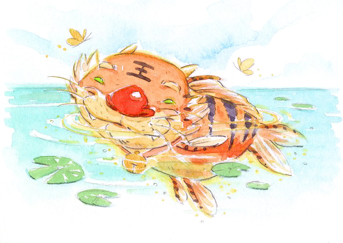 Tiger Koi 3-Pack 5 x 7" Prints