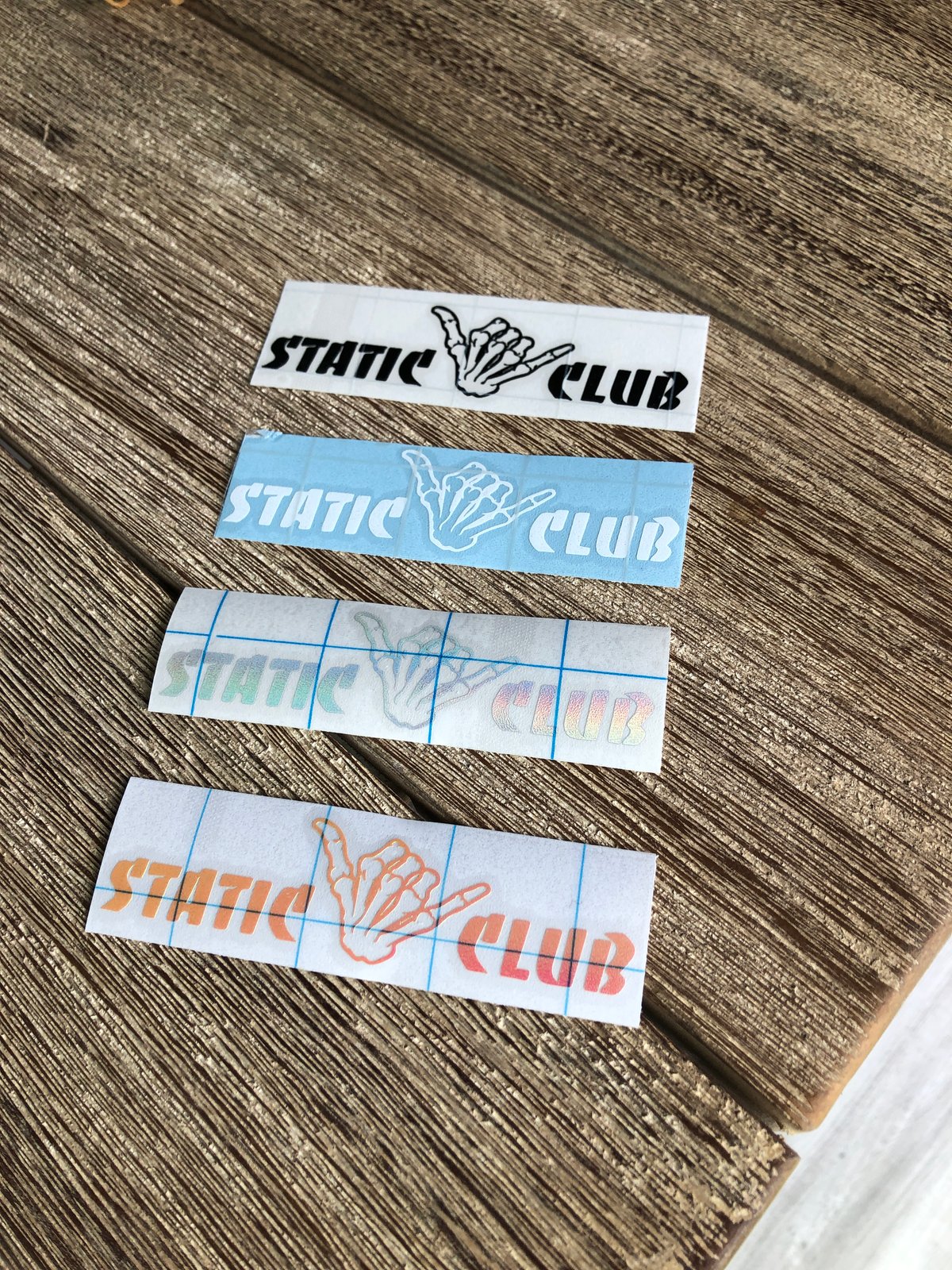 Static Club Mini Banger (decal) Static Club