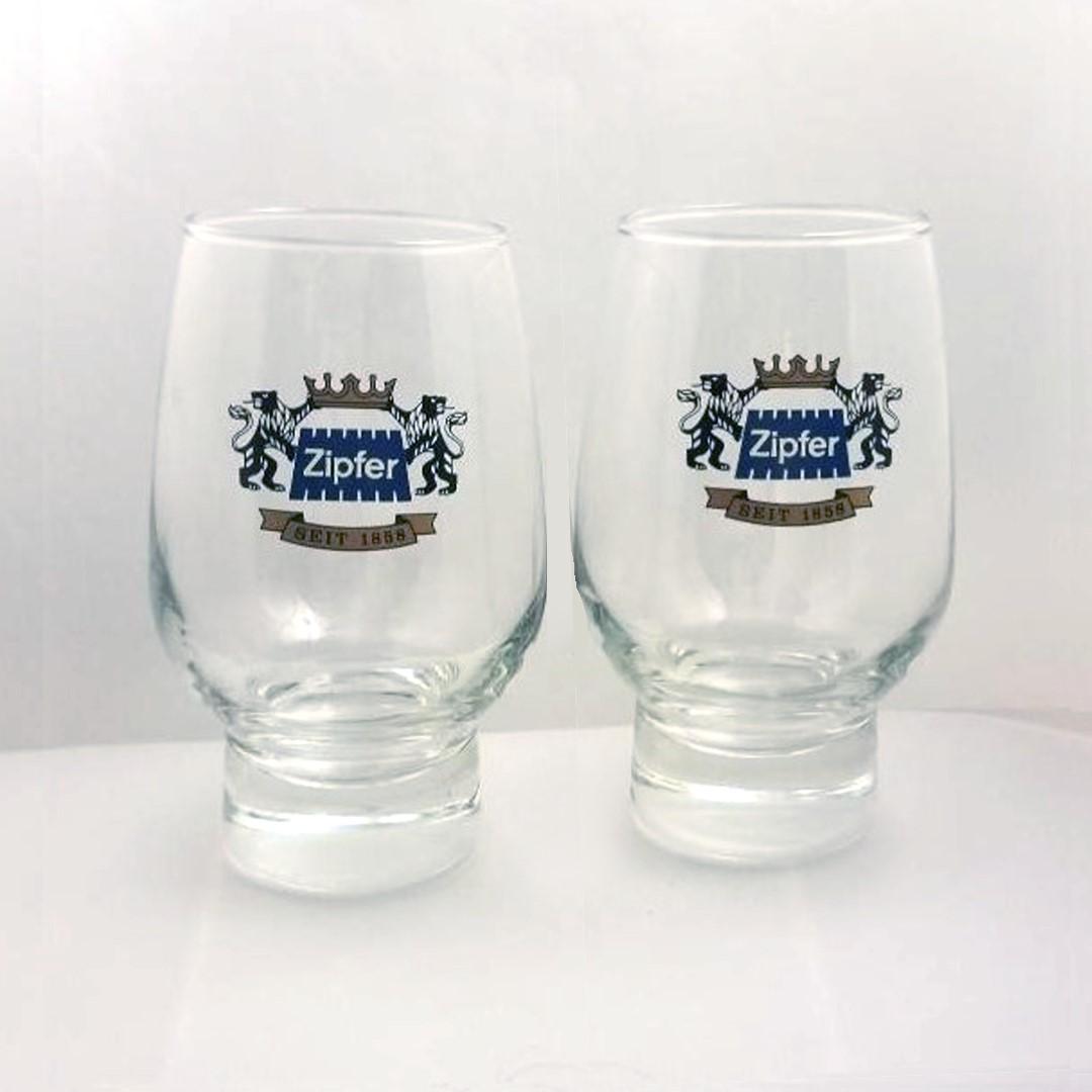 Zipfer Beer Glass, Liter Glass