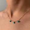 turquoise stone necklace