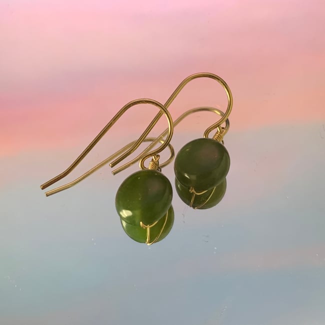 jade earrings