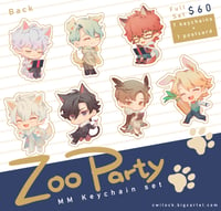 Image 2 of Zoo Party MM Keychains