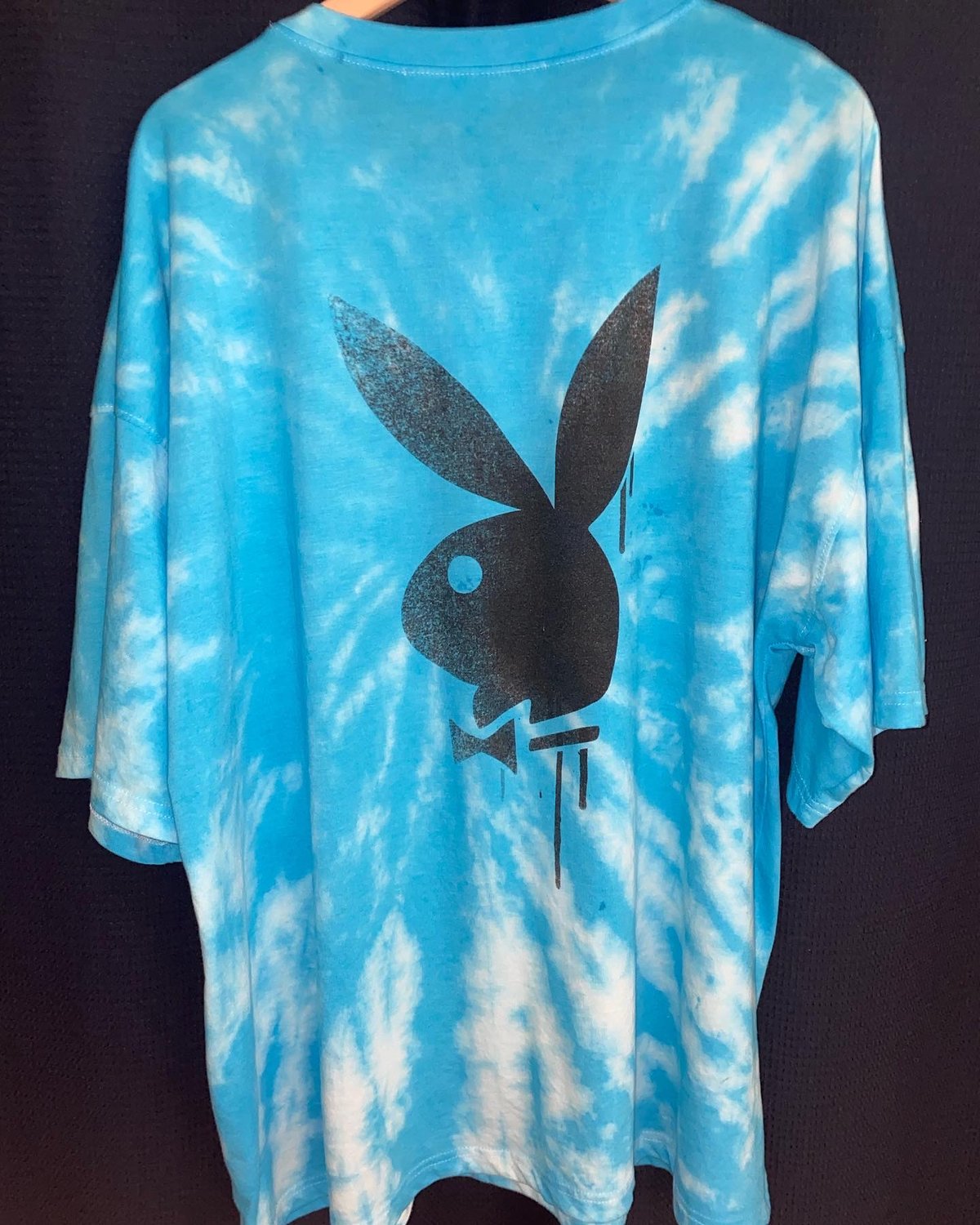 Image of Playbox x Missguided Hand Dyed Oversized Tee