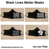 Image 1 of FACE MASKS - BLACK LIVES MATTER 