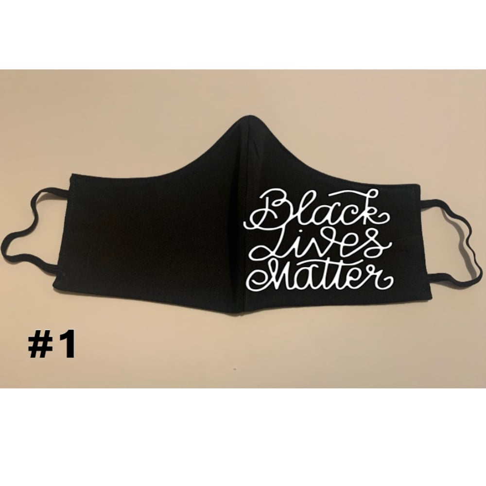 Image of FACE MASKS - BLACK LIVES MATTER 